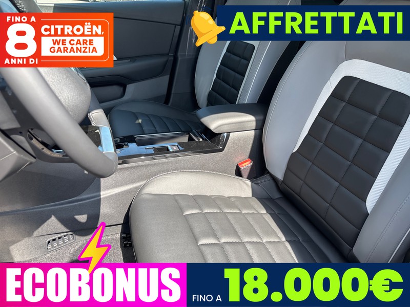 Citroen C4 elettrico extended range max 156cv automatico
