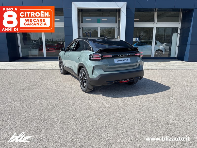 Citroen C4 elettrico extended range max 156cv automatico