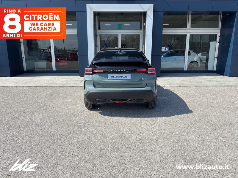 Citroen C4 elettrico extended range max 156cv automatico