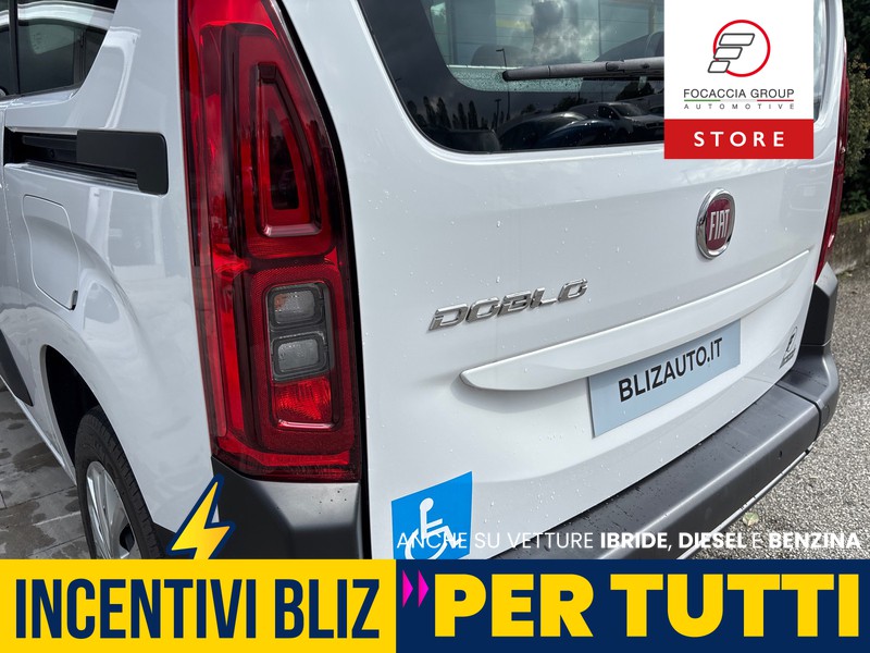 Fiat Doblò Trasporto disabili 4 + 1 con Rampa