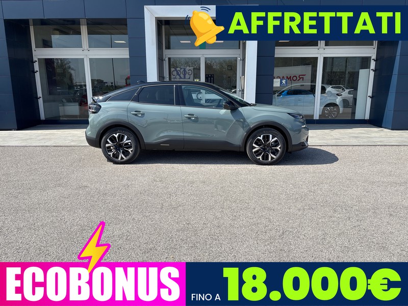 Citroen C4 elettrico extended range max 156cv automatico