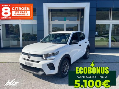 Citroen C3 elettrico you 113cv automatico