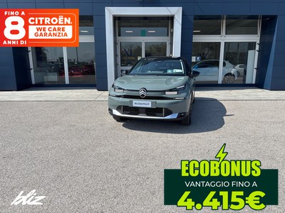 Citroen C4 elettrico extended range max 156cv automatico