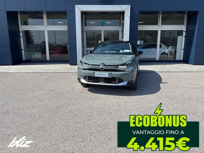 Citroen C4 elettrico extended range max 156cv automatico