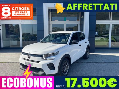 Citroen C3 elettrico you 113cv automatico