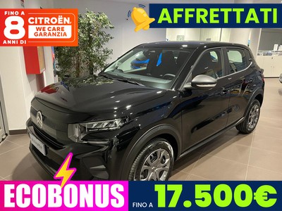 Citroen C3 elettrico you 113cv automatico