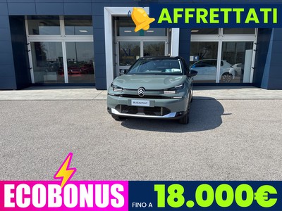 Citroen C4 elettrico extended range max 156cv automatico