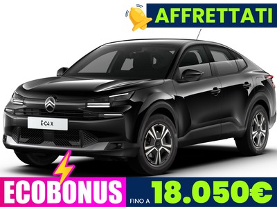 Citroen C4 X elettrico standard range you 136cv automatico